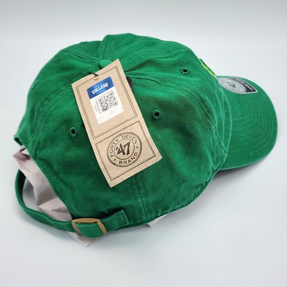 University of Oregon Ducks 47 Brand Green Hat Cap Embroiderd UO New with Tags - Picture 4 of 9